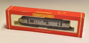 OO Gauge Hornby R327 Class 37 Co-Co Diesel Electric Locomotive Transrail in triple grey, numbered