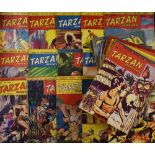Selection of Tarzan Adventures includes Vol 8 No 4, 5, 13, 23, 27, 36, 37, 46, 51, Vol9 No2, 4, 5,