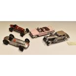 4x Diecast Car Models including two 1:24 scale Franklin Mint cars 1933 Duesenberg SJ Twenty Grand