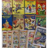 British Comics - 'Knockout' Comic Books and Fun Books includes Knockout Fun Books 1942, 1951,