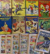 British Comics - 'Knockout' Comic Books and Fun Books includes Knockout Fun Books 1942, 1951,