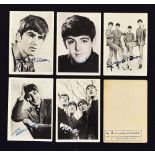 c.1960s 'The Beatles' A & B C Trade Cards with facsimile signatures to front, incomplete, together