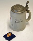 1940 'Kreigsweihnacht' or Christmas German Red Cross beer stein - named to an Unteroffizer Josef