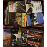 Box of Assorted Railway Books including Lost Railways of Shropshire, The Golden Years of British