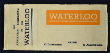 German Remembrance of Waterloo Postcards - [Aandenken erinnerung uit aus Waterloo], contains 12
