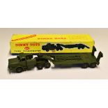 Dinky Supertoys Diecast 660 Tank Transporter with original box.