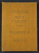 Automotive - 1926 Rolls-Royce Catalogue of Parts date October 1926 40-50HP Chassis (New Phantom),
