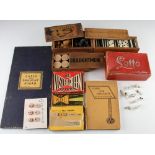 Group of Various Games to include wooden chess set and wooden draughts, both in original boxes,