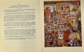 Mughal Miniatures Book by Humayun Kabir 1955 - illustrated with 10 plates, in A/G condition overall