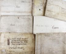 Norfolk - Selection of 18th Century Indentures - predominantly with Norfolk contents includes Sir