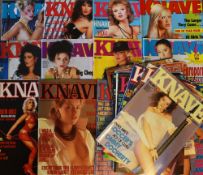 Selection of Adult 1980's Knave Magazines - condition mixed F/G. (#88)