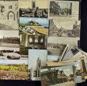 Assorted Postcard Selection to include Castles and Churches, Villages, London Suburbs, real