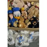 Assorted Soft Toy Selection includes various Bear, Postman Pat, Donald Duck, Disneyland Large