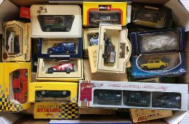 Mixed Quantity of Diecast Toys including cars and vans by Lledo, Days Gone, Burago, Solido, Royal