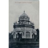 Saraghari Memorial Postcard - A vintage Indian postcard of the memorial built the Battle of