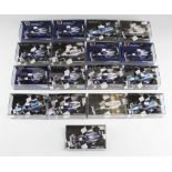 Quantity of Minichamps Boxed F1 Diecast cars of Williams Renault or Benetton Renault cars with
