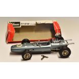 Schuco BMW Formel 2 Clockwork Model Toy with key and box (poor), decals worn, otherwise appears in