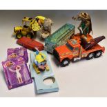 Mixed Quantity of Assorted Toys including Marx friction powered car, Japanese clockwork bear