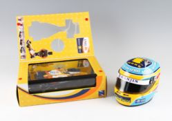 Renault F1 Team Battery operated Toy Racing Car comes with watch type radio control appears unopened