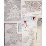 Assorted British Isles Maps - includes Edw Weller, various sizes, with various sections of the