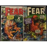 Comic Books - Marvel Comics Group Fear includes 1 Nov and 2 Jan issues, condition A/G overall (2)