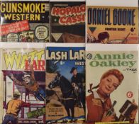 Mixed Comic Book/Story Selection to include Annie Oakley No1, Lash LaRue no71, Wyatt Earp No9,