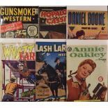 Mixed Comic Book/Story Selection to include Annie Oakley No1, Lash LaRue no71, Wyatt Earp No9,