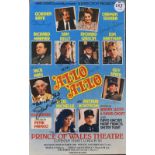 Autographs - 'Allo 'Allo Signed Poster with signatures of the cast including Gorden Kaye, Carmen