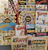 British Comics - 'The Topper' Comic Books and Books includes large format comic books 1959 (1), 1966