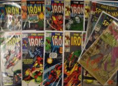 Comic Books - Marvel Comics Group Iron Man and The Amazing Spider-Man - includes Iron Man 24 Apr, 22