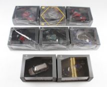 Eight Boxed Diecast Renault Cars mostly by Eligor with one by Norev including Avantime, Megane,