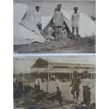 WWI Postcards of Sikh Soldiers in French Camps - 2x First World War Postcards of Sikh Soldiers in