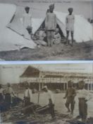 WWI Postcards of Sikh Soldiers in French Camps - 2x First World War Postcards of Sikh Soldiers in