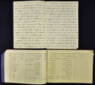 Luftwaffe air crew notes and three training flight books belonging to 'Gefreiter' or Aircraftman