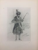 Early Print of Sikh Warrior of Jind State - A vintage print titled One of the Jhind warriors carried