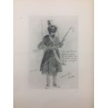 Early Print of Sikh Warrior of Jind State - A vintage print titled One of the Jhind warriors carried