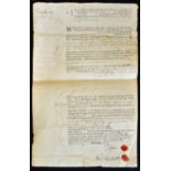 Shropshire - Lilleshall near Telford. Poor Law Removal - 17th April 1763 - Printed document with