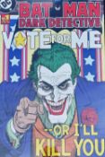 Poster - DC Comics - Batman Dark Detective 'Vote For Me or I'll Kill You' large colour poster No1 of