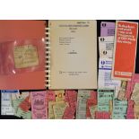 Selection of Railway Related Ephemera including group of 1970's tickets including Wimbledon / West