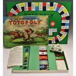 The Great Race Game 'Totopoly' Board Game by John Waddington, comes with all horse figures,