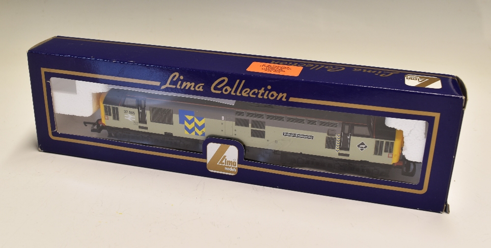 OO Gauge Lima Collection L205285 Class 37 Diesel 37905 'Vulcan Enterprise', in triple grey colour,