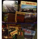 Box of Assorted Railway Books including On Cambrian Lines by Derek Huntriss, Walking at Week-Ends