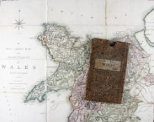 1818 C Smith Map of Wales - A Two Sheet Map of the Principality of Wales divided into counties,