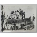 Photograph of a Sikh Temple - A photograph of a Sikh Gurdwara, probably Anandpur Sahib, Punjab.