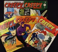 Amazing Tales Creepy Worlds Comic Book Selection includes 67, 79, 87, 89 and 130, condition varies