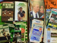 Selection of Scottish Football Programmes predominantly Rangers, with Hearts and others mixed