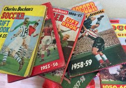 Selection of Charles Buchan's Football Annuals to include 1954/55 (the 1st issue), 1955/56, 1956/57,