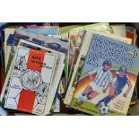 1950s onwards Assorted Football Programmes to includes 1955 England XI v Young England XI, England