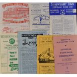 Selection of Wolverhampton Wanderers 'A' team away football programmes to include 1947/48