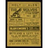 Pre-war 1931/32 Championship season Wolverhampton Wanderers v Port Vale Football Programme - Div.